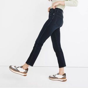 Madewell Petite Stovepipe Jeans in Macintosh Wash TENCEL Denim Edition